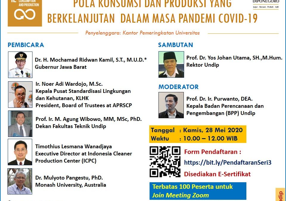 Webinar SDGs Seri 3, Kembali Lampaui Kuota