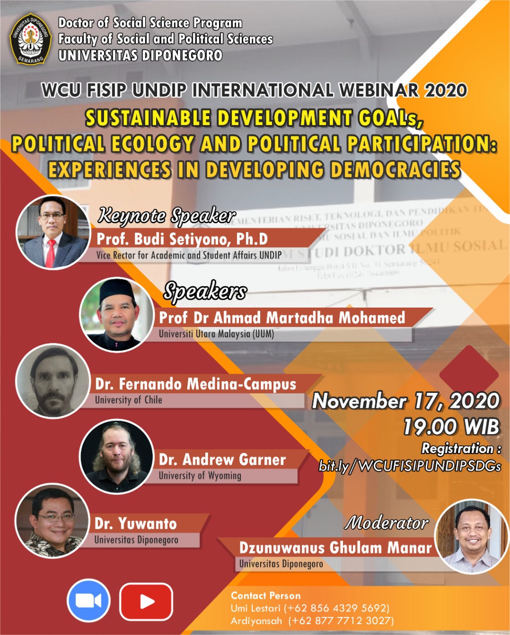 WCU FISIP UNDIP INTERNATIONAL WEBINAR