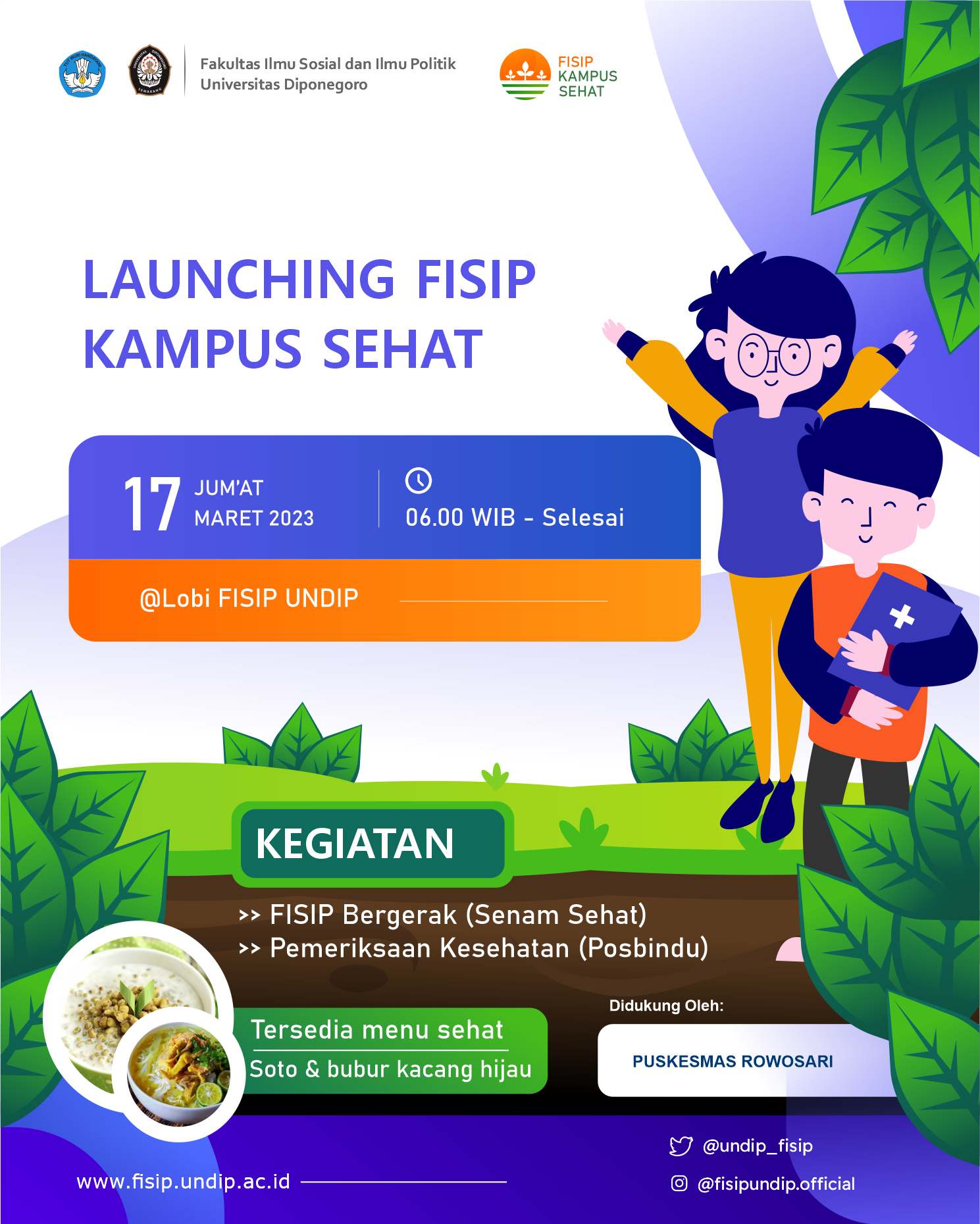 Launching FISIP KAMPUS SEHAT